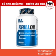 EVL Krill Oil Dầu Nhuyễn Thể Hàm Lượng Cao Cung Cấp Omega 3