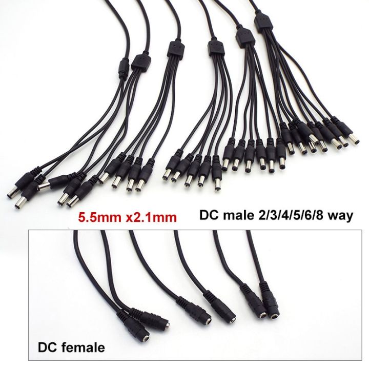 1-female-to-2-3-4-5-6-8-way-male-dc-connector-power-supply-splitter-plug-adapter-cable-cord-5-5x2-1mm-for-led-strip-light-cctv-c-wires-leads-adapters