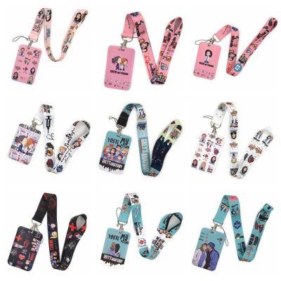 hot！【DT】☇❖  New Greys Anatomy TV Show Doctor Neck Lanyards Keychain Holder ID Card Pass Rope Lariat Lanyard Gifts
