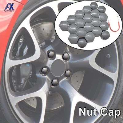 22mm 20x Wheel Center Nut Cover Lug Bolt Grey Cap With Removal Tool For Opel Insignia 2010 2012 2013 - 2017 Tire Center Nut Caps