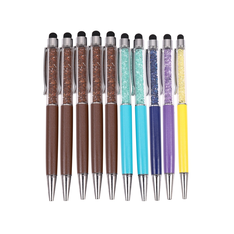 Lot of 3 TERZETTI Model SLIM CHROME TRIM BALLPOINT PENS-Ideal Slim Pen 