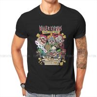 Vintage Halloween Tshirts Killer Klowns From Outer Horror Film Male Graphic Pure Cotton Tops T Shirt Round Neck Oversized 【Size S-4XL-5XL-6XL】