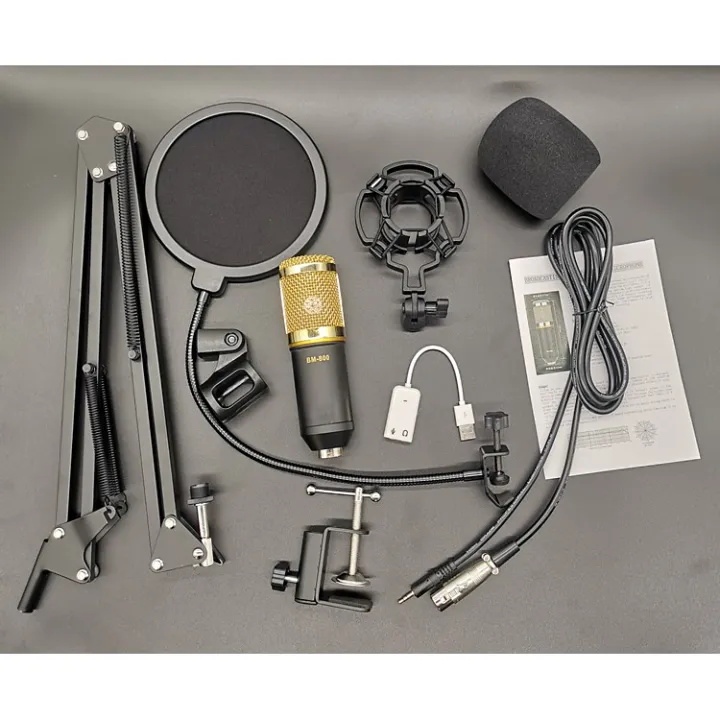 100 Original Meet BM800 Condenser Microphone Kit With V8