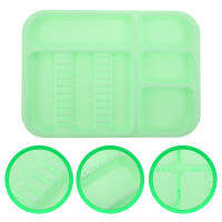 ETEREAUTY Trays เครื่องมือพลาสติกเครื่องมือทันตกรรมตั้งค่าถาดใส่ทันตแพทย์