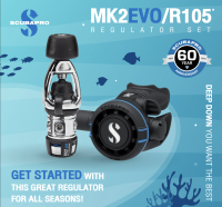 Scubapro MK2 EVO / R095 Regulator เครื่องช่วยหายใจใต้น้ำ REG สคูบ้าโปร