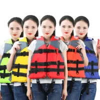 Adult Children Oxford Foam Life Jacket Flood Proof Floating Vest Outdoor Marine Working Board Marine Water Safety Life Vest  Life Jackets