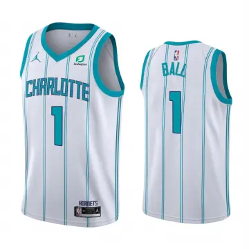 Realistic sport shirt Charlotte Hornets, jersey template for