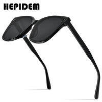 HEPIDEM Korean Acetate Sunglasses Retro Men Gentle New Fashion Cat Eye Sun Glasses for Women Vintage Mirrored gm Gabee