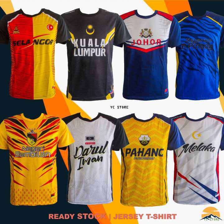 JERSEY NEGERI SELANGOR KUALA LUMPUR JOHOR PENANG PAHANG MELAKA KEDAH ...