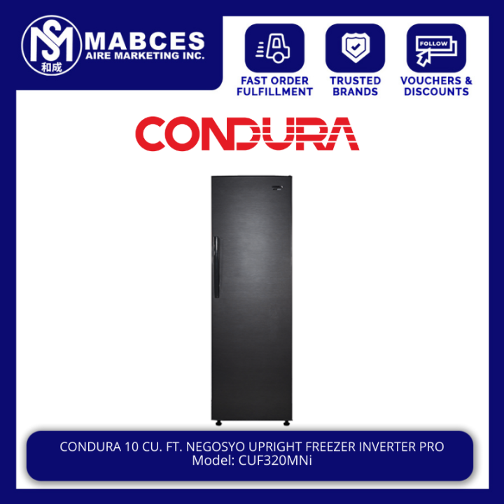 Condura 10. cu. ft. Negosyo Upright Freezer Inverter Pro CUF320MNi