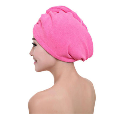3PCS Coral Velvet Shower Hair Drying Wrap Womens Girls Ladys Towel Quick Dry Hair Hat Cap Turban Head Wrap Bathing Tools