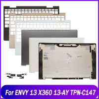 Baru untuk X360 HP ENVY 13 13-AY TPN-C147หน้าจอ LCD สำหรับแล็ปท็อป Belakang Depan กรอบโลหะที่พักแขนเคสด้านล่าง Engsel A C D สีน้ำตาลสีขาวทอง