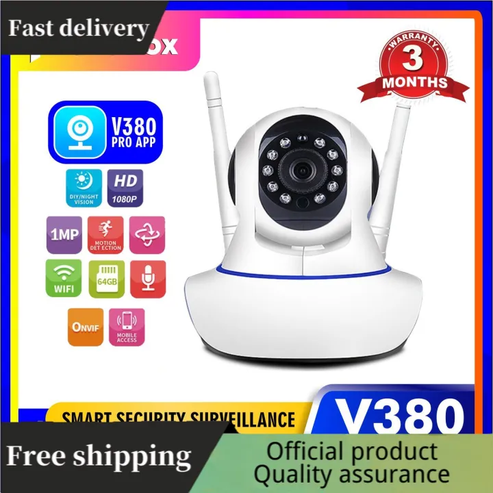 V380 PRO Smart HD 1080P P2P Night Vision IP Camera Connect to Cellphone