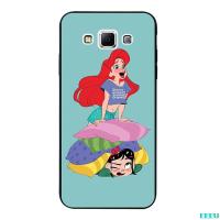 EEEU เคสน่ารักสำหรับ Samsung Galaxy A7 2015 WG-HDSN ซิลิคอนนุ่มรูปแบบเคสโทรศัพท์เคส TPU