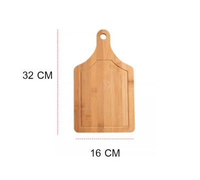 Wooden pizza board ไม้รองพิซซ่า ถาดไม้รองอาหาร รองขนมปัง ขนาด 32x16 cm เขียงรองพิซซ่า จานรองพิซว่า บอร์ดไม้พิซซ่า แผ่นบอร์ดไม้สำหรับตัดพิซซ่า