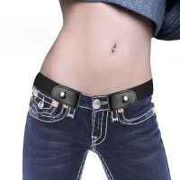 【CW】 Buckle free mens Belts waist ceinture femme Elastic stretch riem Jeans hidden Invisible secret