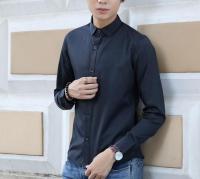 พร้อมส่งจากไทยZASHION Mens Classic Button-Down Long Sleeve Polo