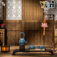 Original Scene Props Furniture Accessories Assembling Display Model Lamps Tea Set Cosplay C