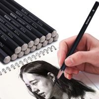 12 Pack Sketch Charcoal Pen Beginners Special Comic Drawing Carbon Black Pencil School Stationery Art Supplies