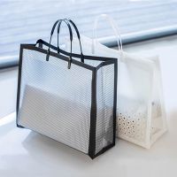 【CW】❂∈  Reusable Shopping Transparent Tote Grocery Makeup Storage Organizer