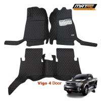 MatPro พรมปูพื้นเข้ารูป 5D 6D Premium Fitted Leather Car Mats สำหรับรถรุ่น Toyota Vigo 4 ประตู จำนวน 3 ชิ้น