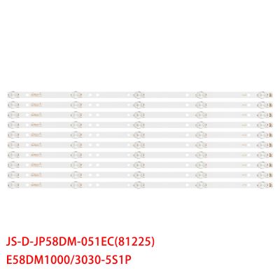 แถบไฟแบ็คไลท์ LED สำหรับ E58DM1200 CELED58419B7 TVLED584K01 JS-D-JP58DM-051EC K58DLJ10VS K58DLJ10US (81225) E58DM1000/3030-5S1P