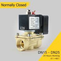 【hot】☑✴ DN15 DN20 DN25 1/2 Close Electric Solenoid With Saving Coil DC24V DC12V AC220