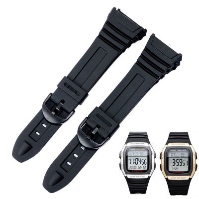 สายยางซิลิโคนทดแทน CASIO Casio 3239 W-96H 1A 2A 9A อุปกรณ์เสริมสายนาฬิกายาง