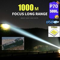 【One_boutique】 SHENYU XLM-P70 ไฟฉายสว่างมาก Super Powerful LED Flashlight มีระบบชาร์จในตัว ใช้แบตเตอรี่ 26650