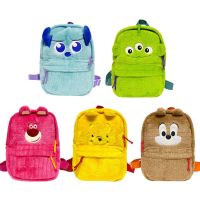Disney Toy Story Lotso Strawberry Bear Alien Cartoon Plush Toy Large Capacity Backpack Shoulder Bag Cute Travel Bag Girls Gift
