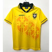 High quality [High Quality] 94 Brazil Home Football Jersey Top Ready Stock Inventory S-XXL