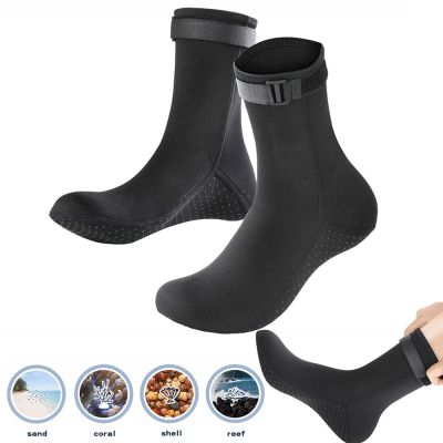 1Pairs 3mm Beach Diving Socks Warm Thermal Anti Surfing