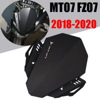 For YAMAHA MT-07 MT07 MT 07 FZ-07 FZ07 2018 2019 2020 Motorcycle Front Wind Deflector Windscreen Windshield Upper Cover Guard