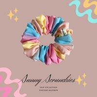 ยางรัดผม  Sunny Scrunchies. unicorn rainbow collection size M