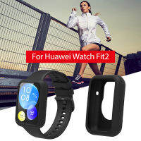 Smart Watch Case อุปกรณ์เสริมที่ครอบซิลิโคนเปลี่ยนสำหรับ Huawei Watch Fit 2