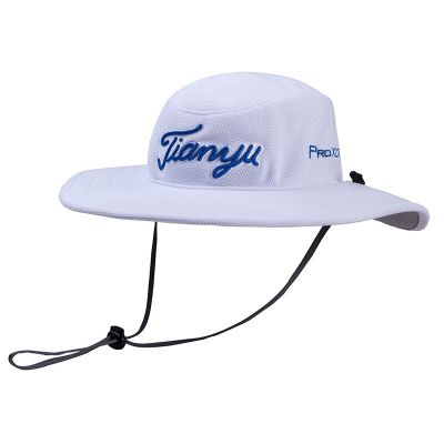TTYGJ หมวกลูกกอล์ฟหมวกบังแดดด้านบนทรงกลมของผู้ชายและผู้หญิงขอบใหญ่หมวกกอล์ฟของชาวประมงมี Swr-068หมวกลำลองกีฬาหมวกทรงสูง