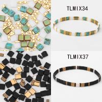 Taidian Miyuki Tila Beads  For Creativity  Beaded Bracelets Jewelry Finding Multi Size And Colors 5grams/lot Beads