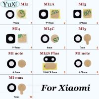 Yuxi 1ชิ้นเลนส์กระจกสำหรับ Xiaomi Mi4หมายเหตุ4c Mi5 5S Plus 3 Mi2 2a สูงสุดด้านหลังเลนส์กระจกกล้องถ่ายรูปเลนส์กระจกที่เปลี่ยนฝาครอบอะไหล่ซ่อม