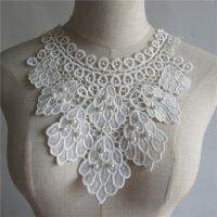 high quality white pearl embroidery lace collar DIY clothing sewing accessories Handicrafts 1pcs sell Free shipping Fabric  Material