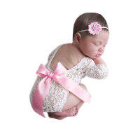 Baby Deep V Backless Clothes Newborn Photo Lace Romper Toddler Hollow Design Photograph Clothing