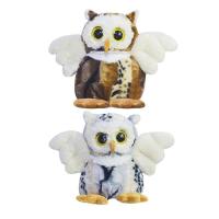 Vivid Snow White Owl Plush ของเล่น Huggable Snow White Owl Cuddle หมอนเด็กตุ๊กตาสัตว์ตุ๊กตาเด็กวันเกิดของขวัญ