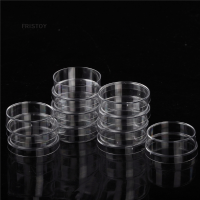 FRISTOY 10x Polystyrene Plastic Petri จานจานพร้อมฝา35x15mm