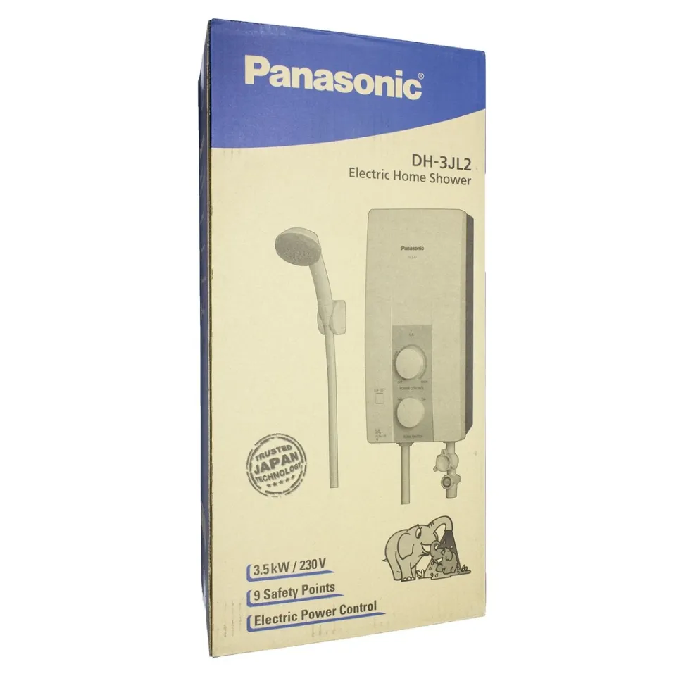 Panasonic Shower Water Heater Single Point DH-3JL2P / DH-3PL1 - Yellow  Elephant Everyday Low Price | Lazada PH