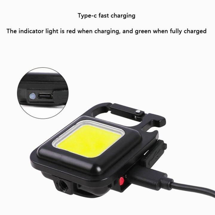 mini-led-keychain-flashlight-pocket-emergency-light-usb-rechargeable-keychain-light-cob-work-light-emergency-torch-rechargeable-flashlights