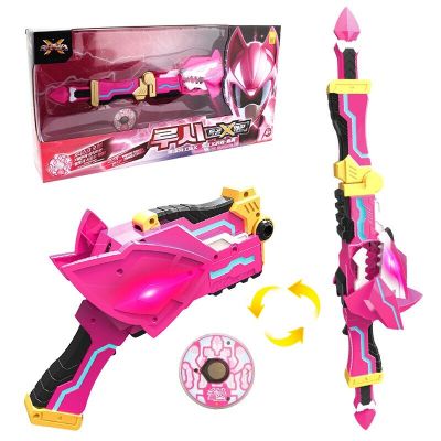 Two Mode Mini Force Transformation Toys With Sound And Light Action Figures Miniforce X Deformation Weapon Gun Sword Toy