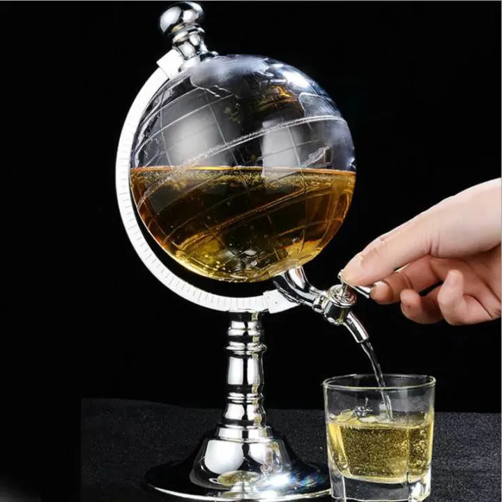 whiskey-decanter-antique-ship-mini-globe-shape-wine-separator-frosted-glass-bottle-beer-drinking-dispenser-barware-supplies