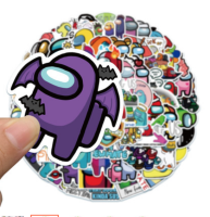 Among Us sticker GAME สติกเกอร์ กันน้ำ รูปแบบที่แตกต่างกัน 50ชิ้น