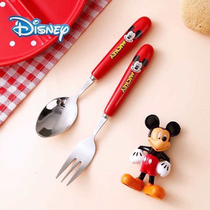 พร้อมส่ง-ชุดช้อน-ส้อม-ลายการ์ตูน-disney