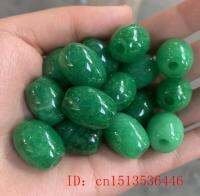 3ชิ้นธรรมชาติ A สีเขียวหยก Passepartout ลูกปัด DIY สร้อยข้อมือกำไลข้อมือเสน่ห์ jadeite เครื่องประดับแฟชั่นอุปกรณ์เสริมพระเครื่องผู้หญิง. ไอคอนไอคอน