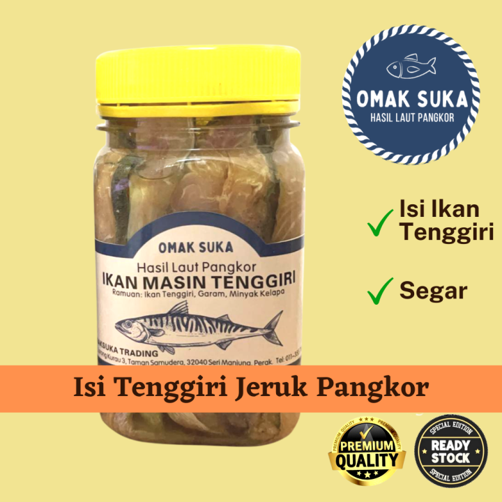 Ikan Masin Tenggiri Jeruk Best Pangkor 600g Xl [sedap Bersih] Sila